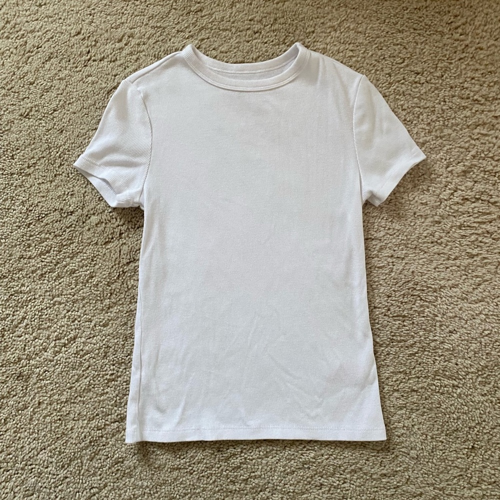 White Tight-Fit Tee | Adult XS | Woman’s tee-shirt